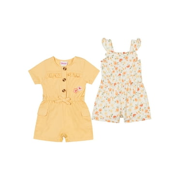 Little Lass Infant Girls' Romper, 2-Pack, Sizes 12M-24M