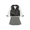 thumbnail image 1 of Little Lass Toddler Girl Vest, Tee, and Skort 3-Piece Set, Sizes 2T-4T, 1 of 8