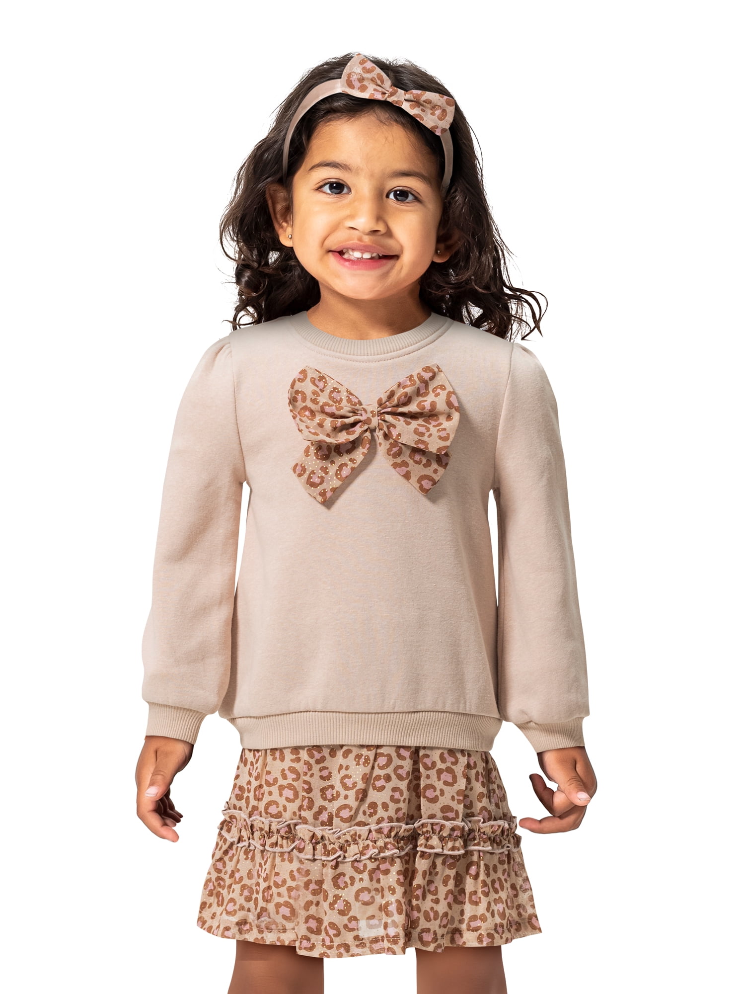 Little Lass Toddler Girls' 4-Piece Skort Set, Sizes 2T-4T