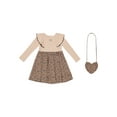 thumbnail image 1 of Little Lass Toddler Girls Dress, Purse, and Diaper Cover, 3-Piece Set, Sizes 2T-4T, 1 of 4