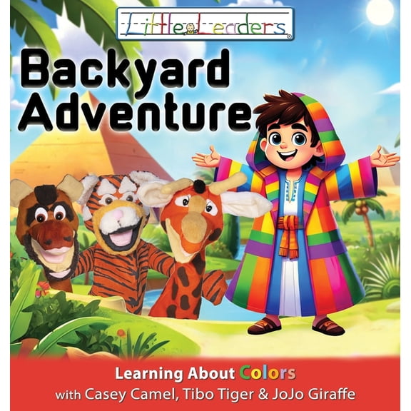Little Leaders Backyard Adventure: Learning About Colors with Casey Camel, Tibo Tiger and JoJo Giraffe, (Hardcover)