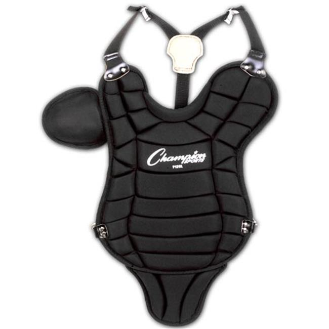 Little League Chest Protector with Tail Black