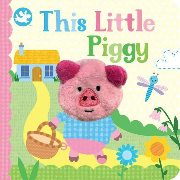 Little Learners: This Little Piggy Finger Puppet Book (Board Book)