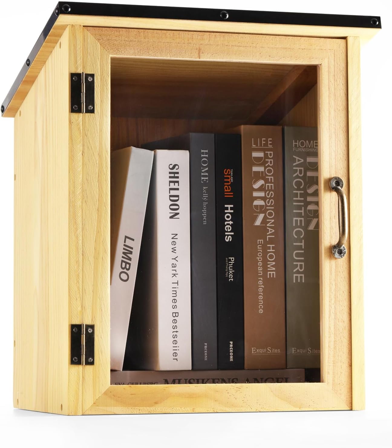 Little Library Box Outdoor - Wasserdichte Büchertausch-Station Aus Holz