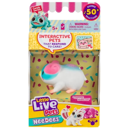 Little Live Pets Candy Series Chippee Hamster Wearable Interactive Figure Pack