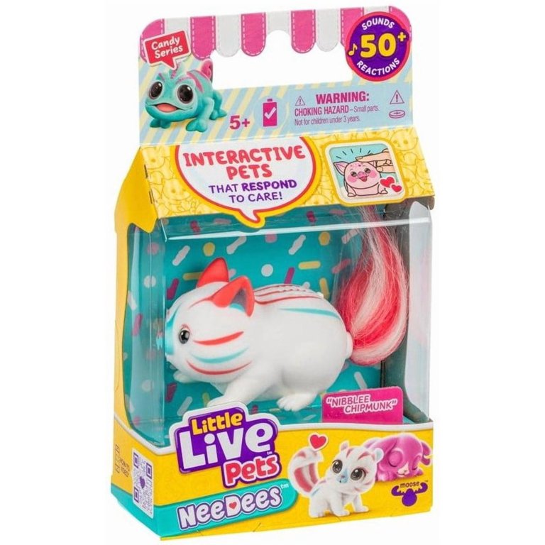 Little Live Pets Candy Series Nibblee Chipmunk Wearable