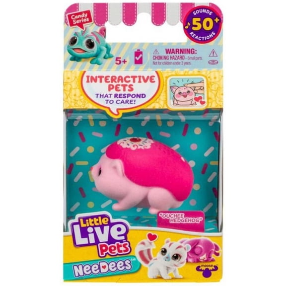 Little Live Pets Candy Series Ouchee Hedgehog Wearable Interactive Figure Pack