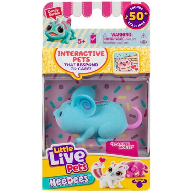 Little Live Pets Candy Series Scampee Mouse Wearable Interactive