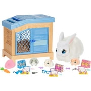Little Live Pets  Interactive Mama Guinea Pig and her Hutch, and her 3 Surprise Babies. 20+ Sounds & Reactions. for Kids Ages 4+, Multicolor, 7.8 x 11.93 x 11.38 inches