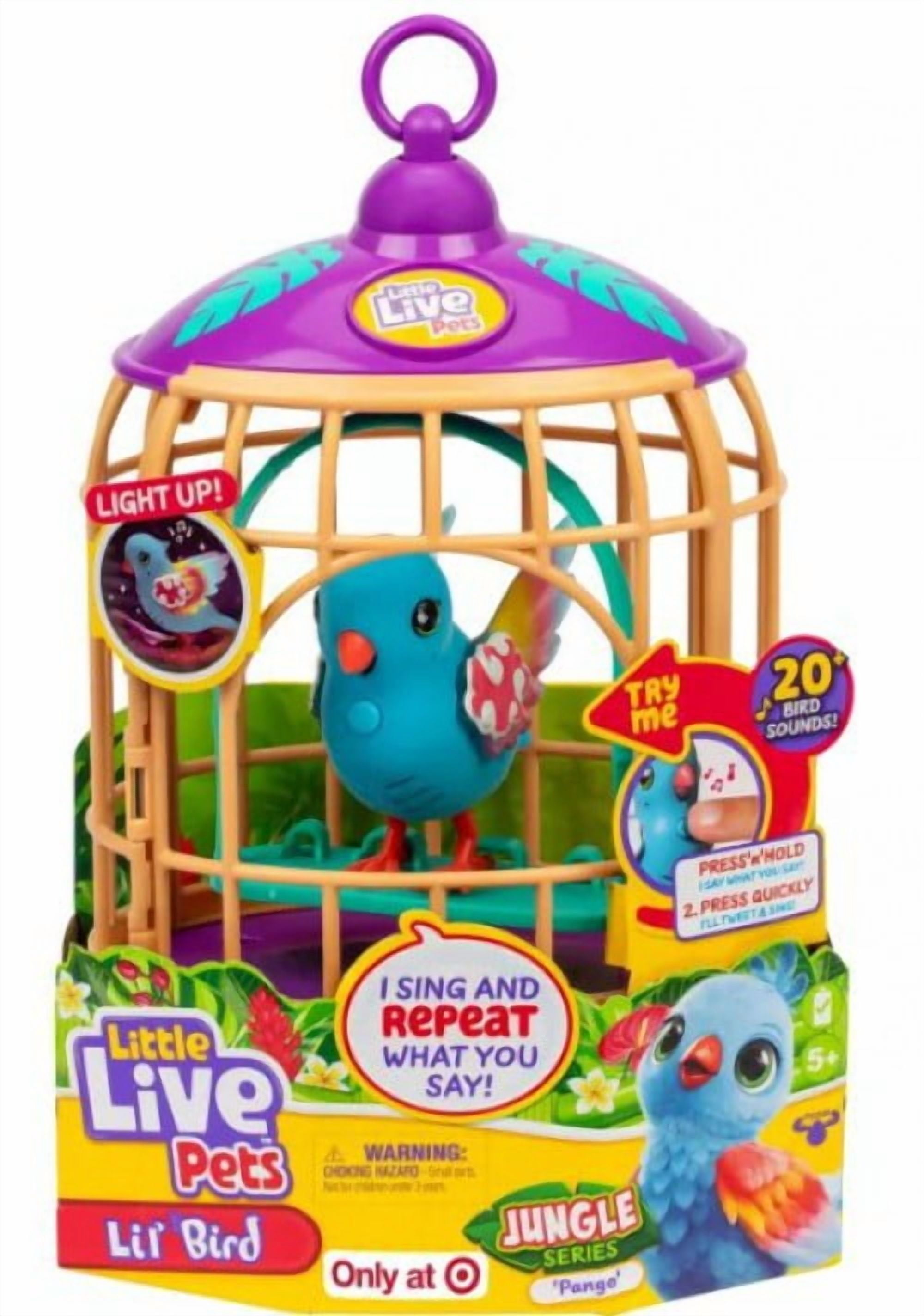Little Live Pets Lil' Bird Pango Interactive Toy (Jungle Series