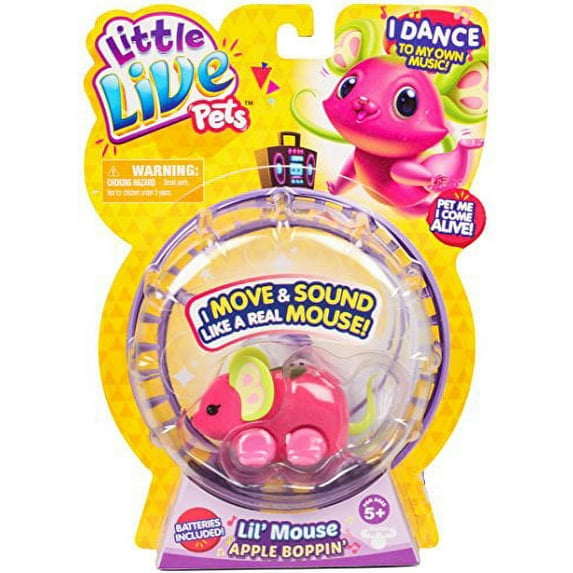 Little Live Pets Lil' Mouse - Apple Boppin'