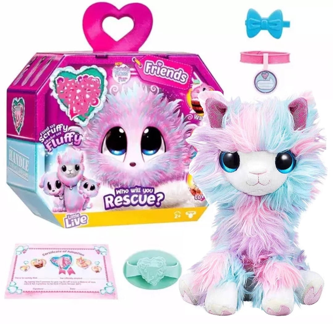 Little Live Scruff A Luvs Interactive Plush Mystery Rescue Puppy Cat Dog Rabbit Toy Walmart