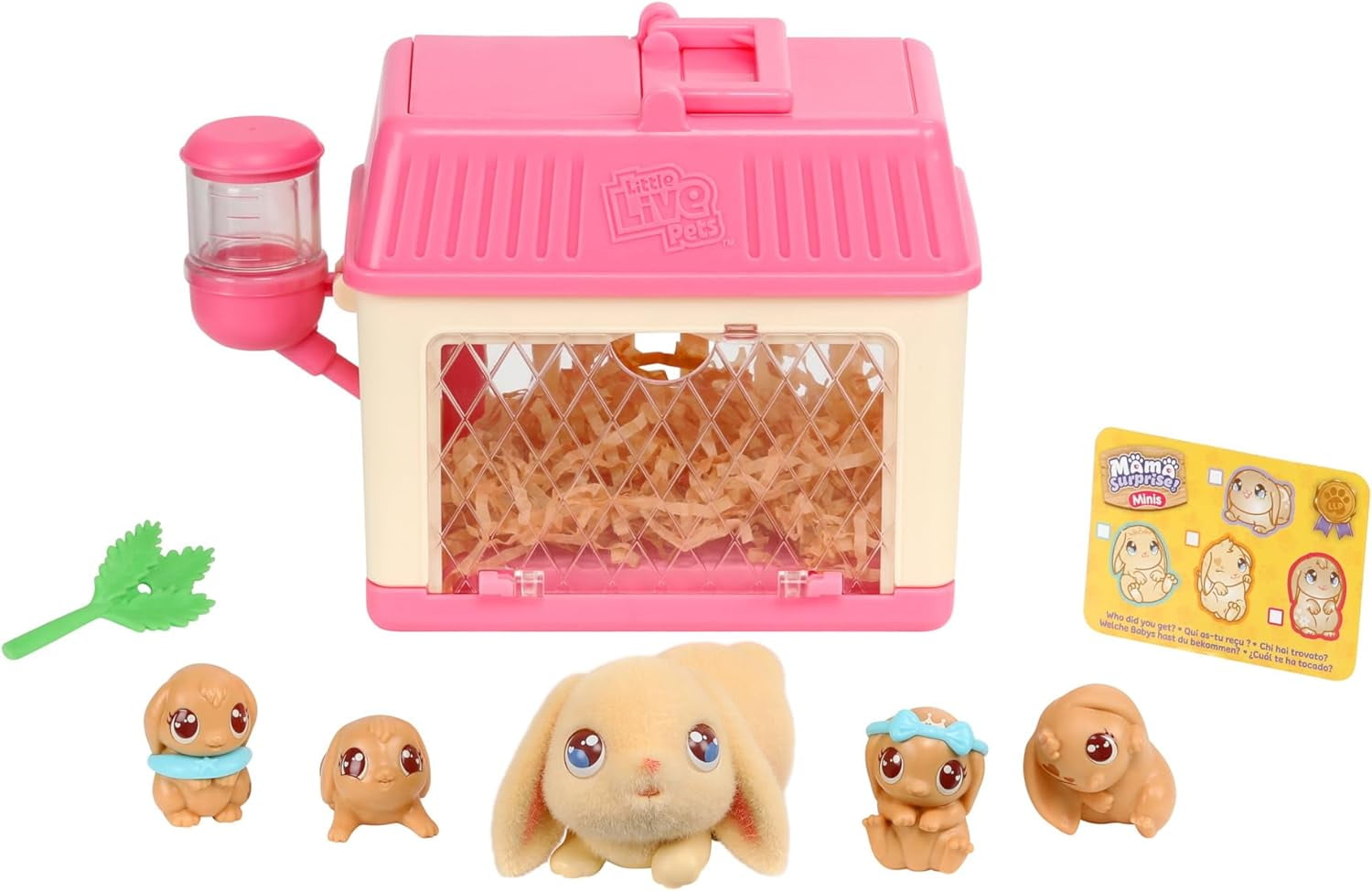 Little Live Pets Mama Surprise Minis. Feed and Nurture a Lil' Bunny