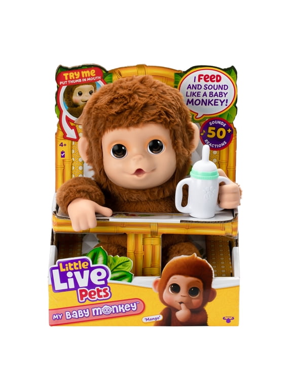 My Baby Monkey Mango, 50+ Sounds and Reactions, Ages 4+