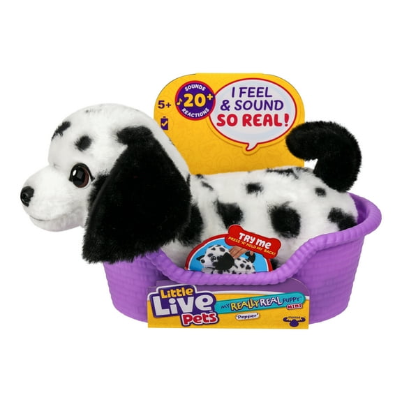 Little Live Pets My Really Real Puppy Minis Pepper The Dalmatian Interactive Puppy 20+ Sounds & Reactions Ages 5+