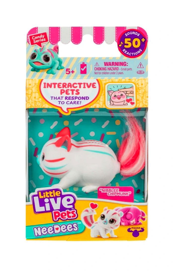 Little Live Pets NeeDees Niblee Chipmunk Version 2 - Walmart.com