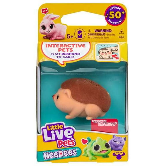 Little Live Pets NeeDees Ouchee Hedgehog Wearable Interactive Figure Pack