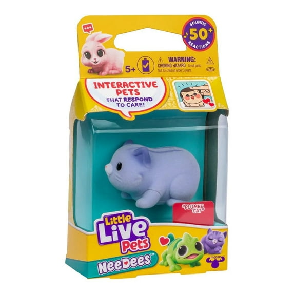 Little Live Pets NeeDees Plumee Cat
