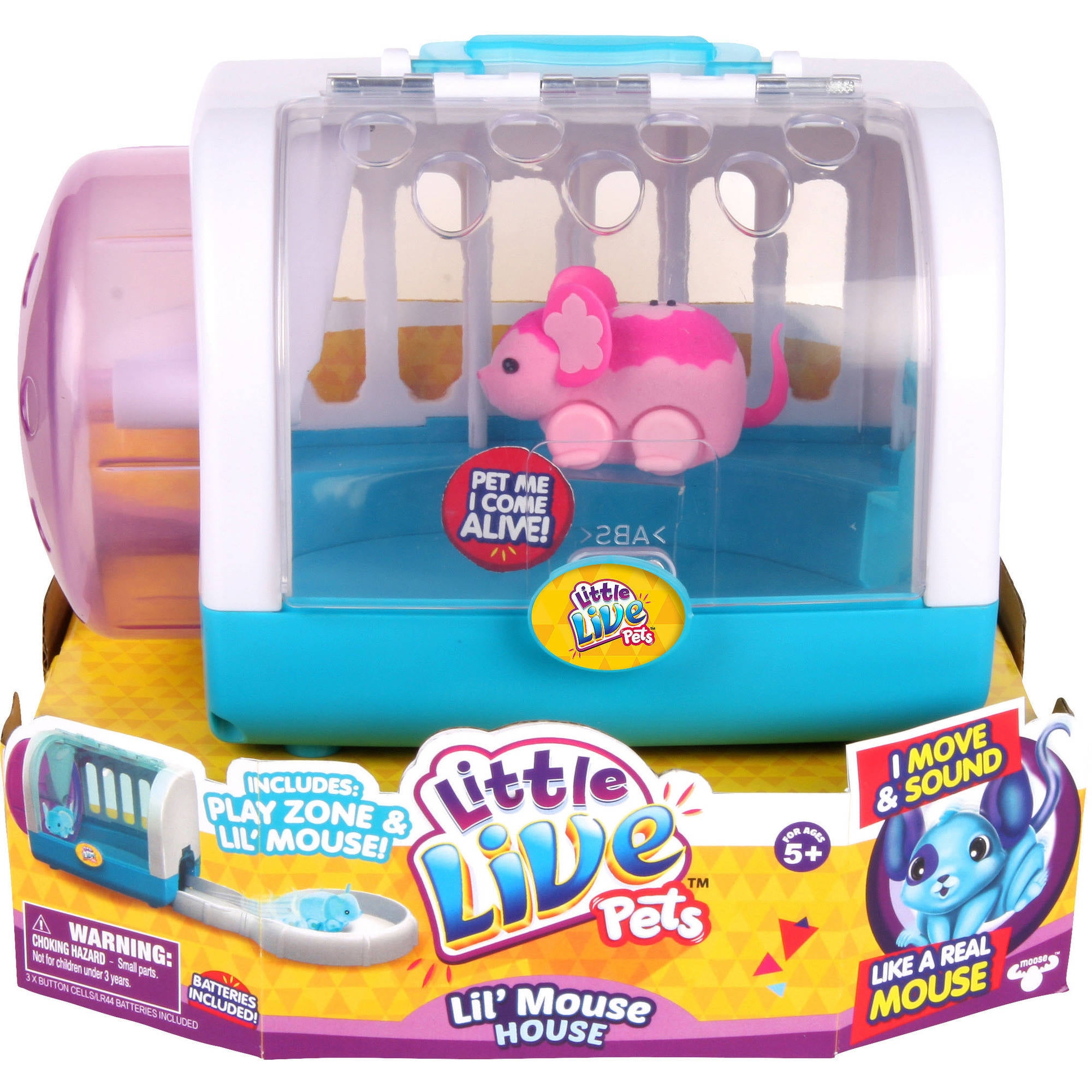 Little Live Pets S2 Lil' Mouse House, Cuppi-Swirl 