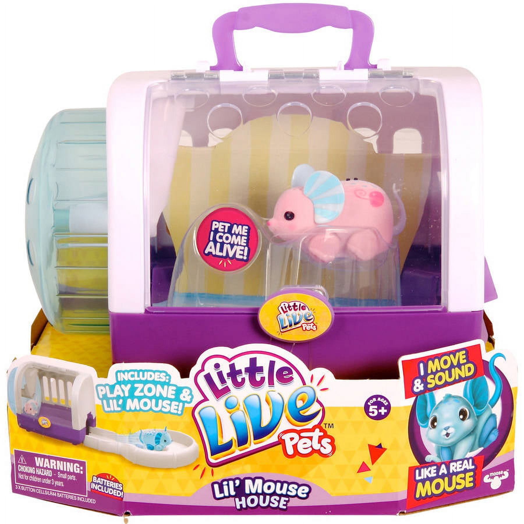 Little Live Pets S2 Lil' Mouse House, Cuppi-Swirl 