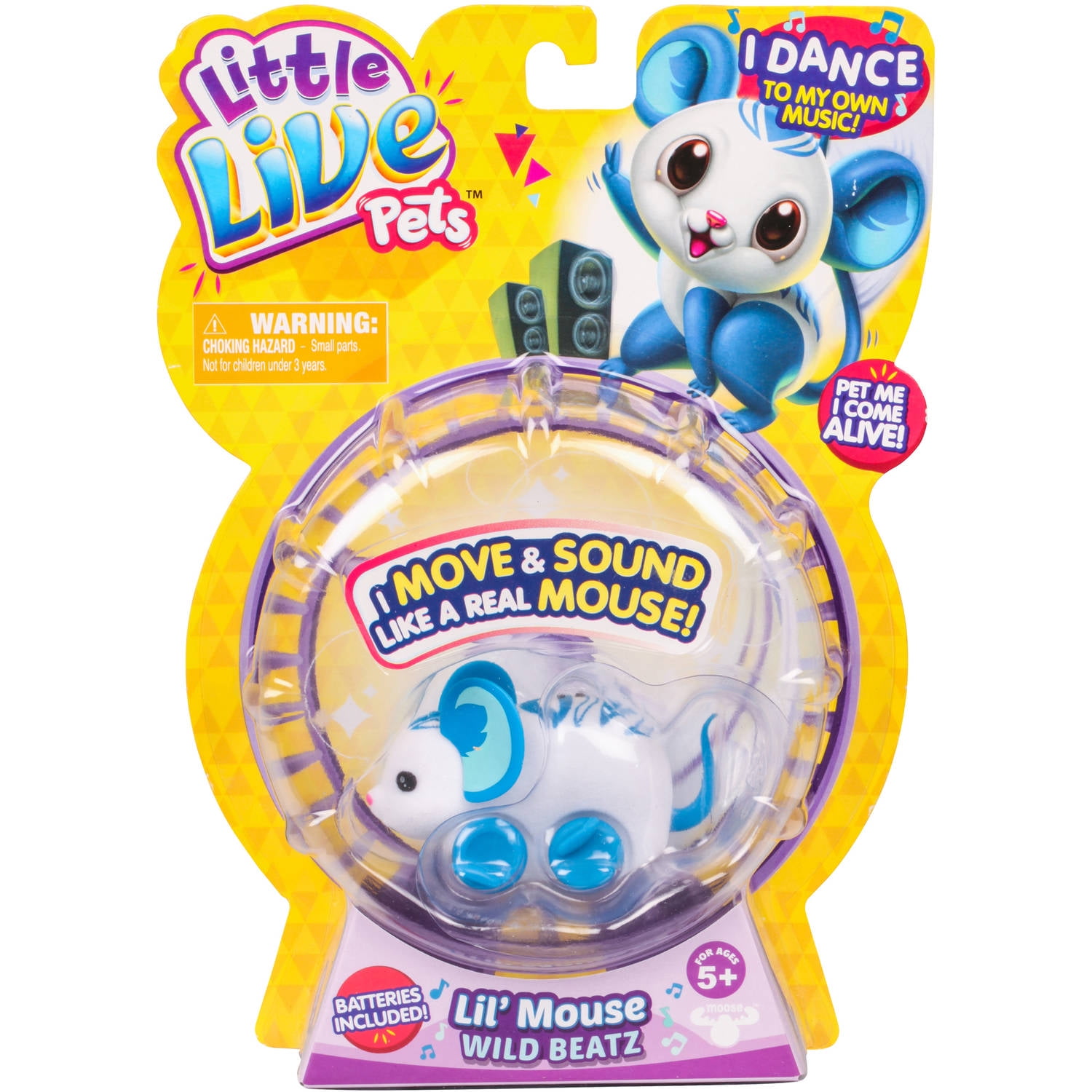 Little Live Pets Lil' Mouse House Trail Two Mice Chatter, 49% OFF