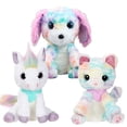 thumbnail image 1 of Little Live Pets, Scruff-a-Luvs Mystery Animal Reveal, Wash, Groom and Rescue a Cute Pastel Rainbow Colored Plush Pet, Colors and Styles May Vary, Toys for Kids, Ages 2+, 1 of 10