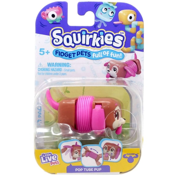 Little Live Pets Squirkies Pop Tube Pup Figure