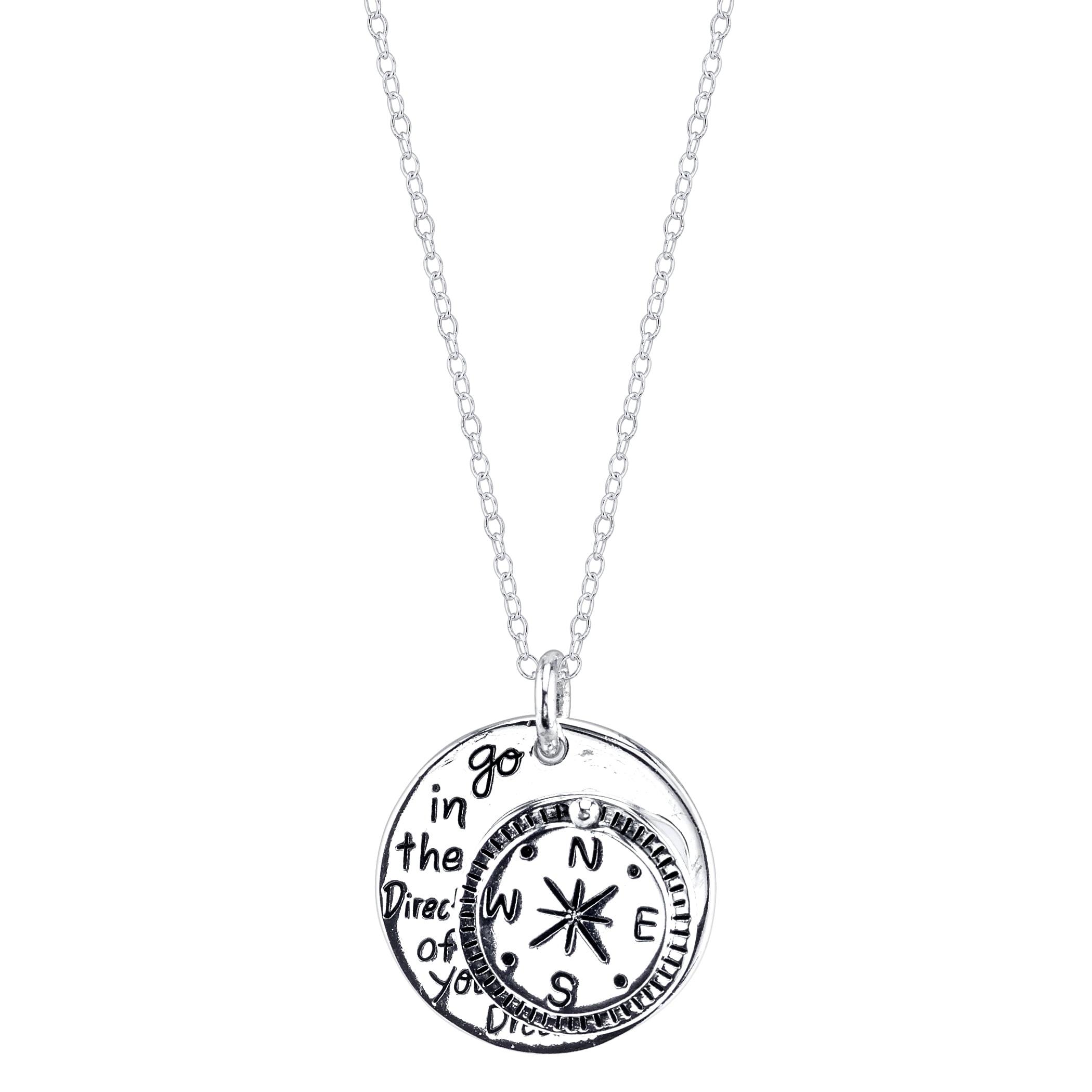 Go in the direction of your dreams necklace clearance