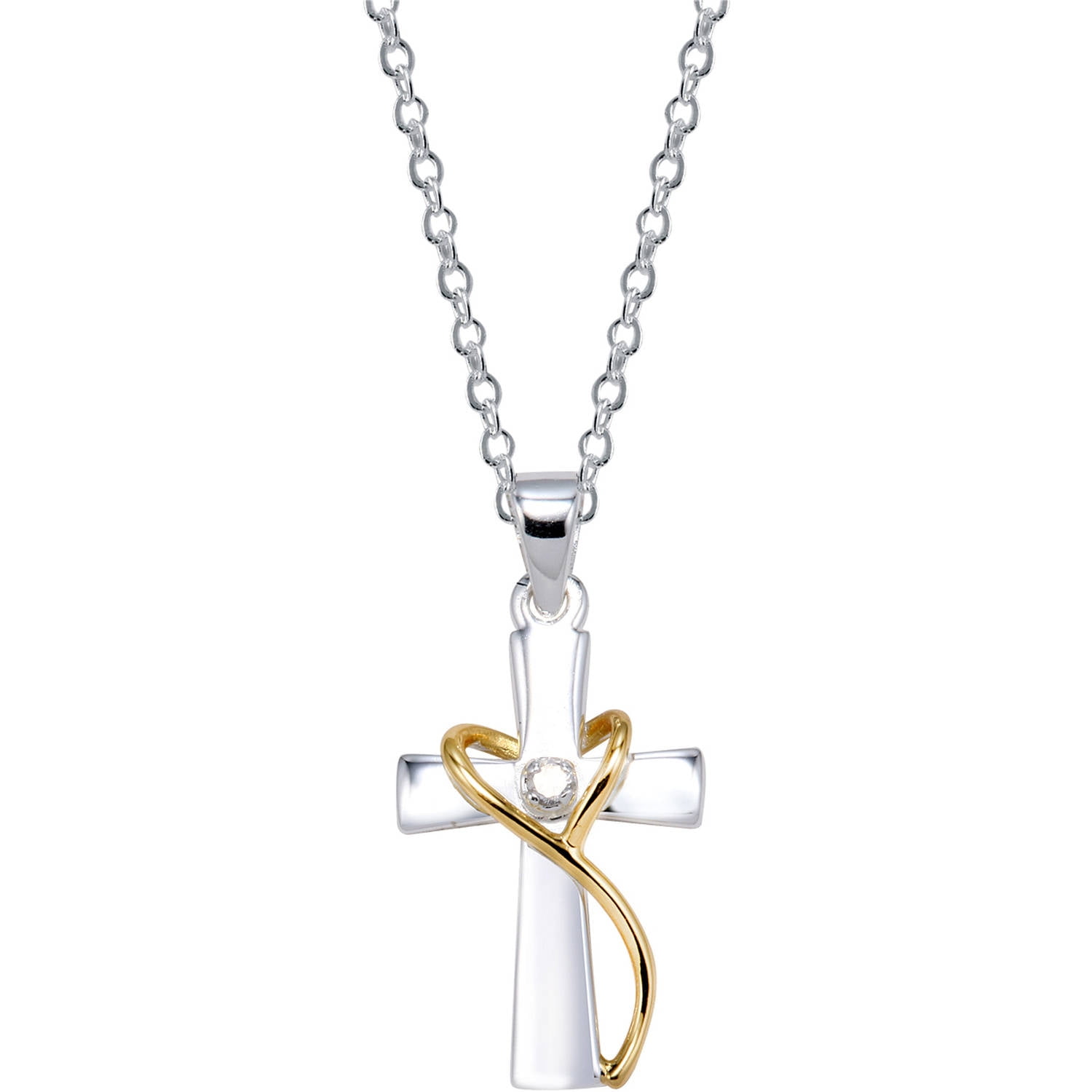 Faith necklace sterling silver deals