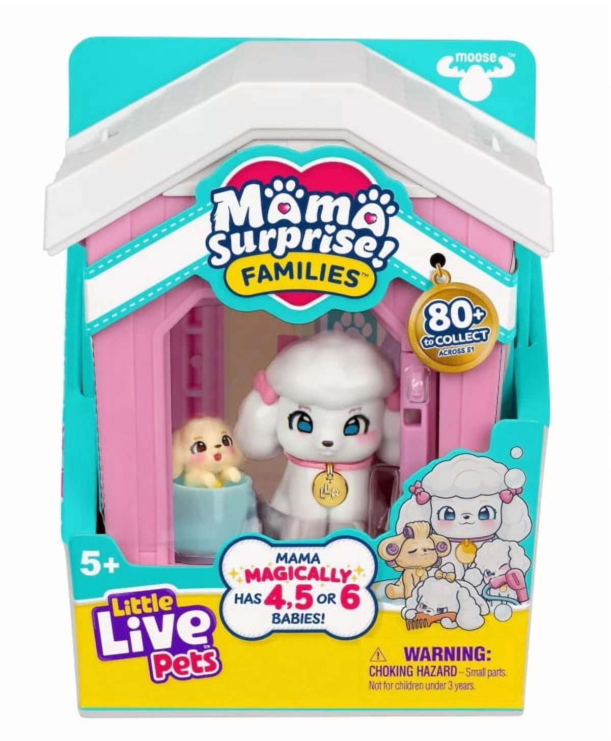 Little Mama House Surprise - Poodle Family - Walmart.com