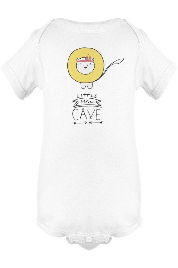 Little Man Cave Bodysuit Infant -Image by Shutterstock,  Newborn