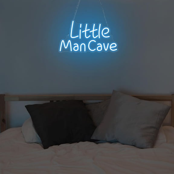 Little Man Cave Neon Sign, Neon Lights for Bedroom Gamer Room Wall Decor, Gift Ideas for Teen Boys Nephew Son Grandson$$Tools & Hardware Other