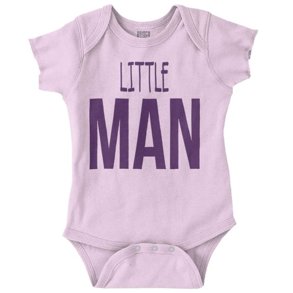 Little Man Cute Adorable Son Grandson Bodysuit Jumper Boys Infant Baby Brisco Brands 18M