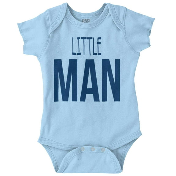 Little Man Cute Adorable Son Grandson Bodysuit Jumper Boys Infant Baby Brisco Brands 24M