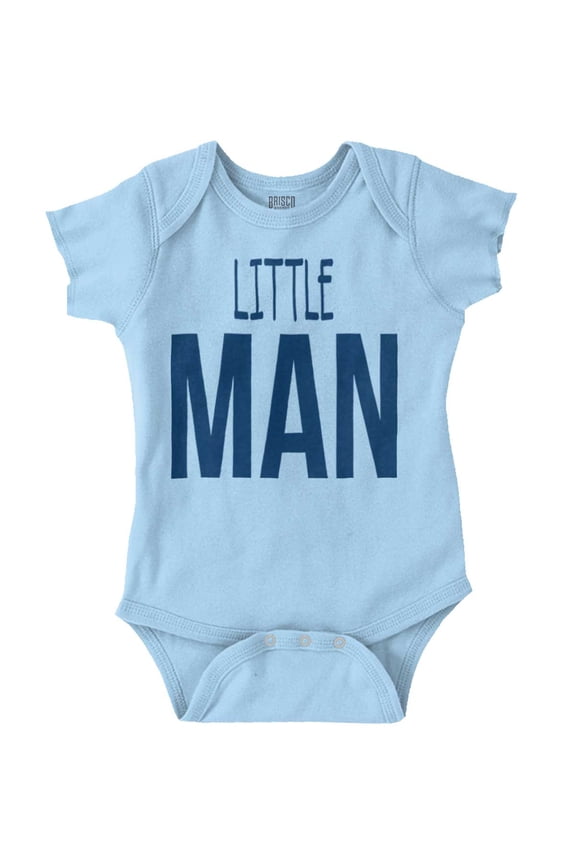 Little Man Cute Adorable Son Grandson Bodysuit Jumper Boys Infant Baby Brisco Brands 6M