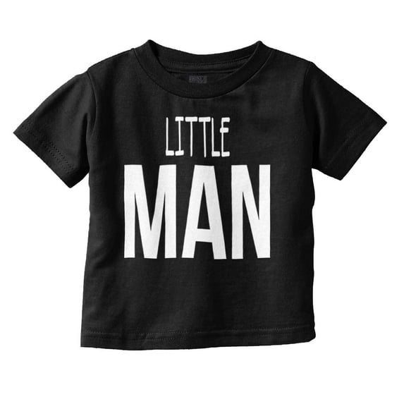 Little Man Cute Adorable Son Grandson Youth T Shirt Tee Boys Infant Toddler Brisco Brands 12M