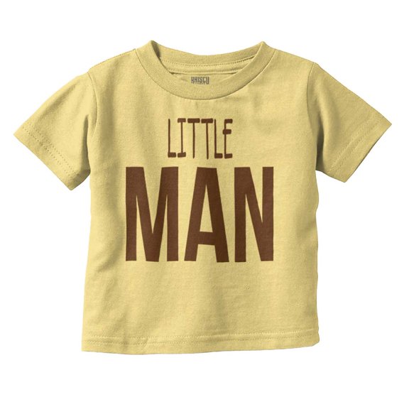 Little Man Cute Adorable Son Grandson Youth T Shirt Tee Boys Infant Toddler Brisco Brands 4T