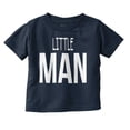 thumbnail image 1 of Little Man Cute Adorable Son Grandson Youth T Shirt Tee Boys Infant Toddler Brisco Brands 4T, 1 of 5