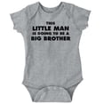 thumbnail image 1 of Little Man Going to Be a Big Brother Bodysuit Jumper Boys Infant Baby Brisco Brands 12M, 1 of 6