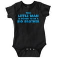 thumbnail image 1 of Little Man Going to Be a Big Brother Bodysuit Jumper Boys Infant Baby Brisco Brands NB, 1 of 6