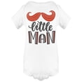 thumbnail image 1 of Little Man Mustache Bodysuit Infant -Image by Shutterstock,  24 Months, 1 of 1