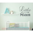 thumbnail image 1 of Little Man Vinyl Decals Nursery Décor Boys Room Stickers, Storm Gray, 23x19-Inch, 1 of 4