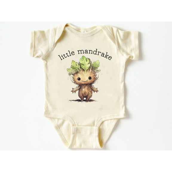 Little Mandrake Baby Bodysuit ,Funny New Born New Parent Baby Onesie®, New Mom Gift, Baby Shower Gift , Short Sleeve Tee Bella