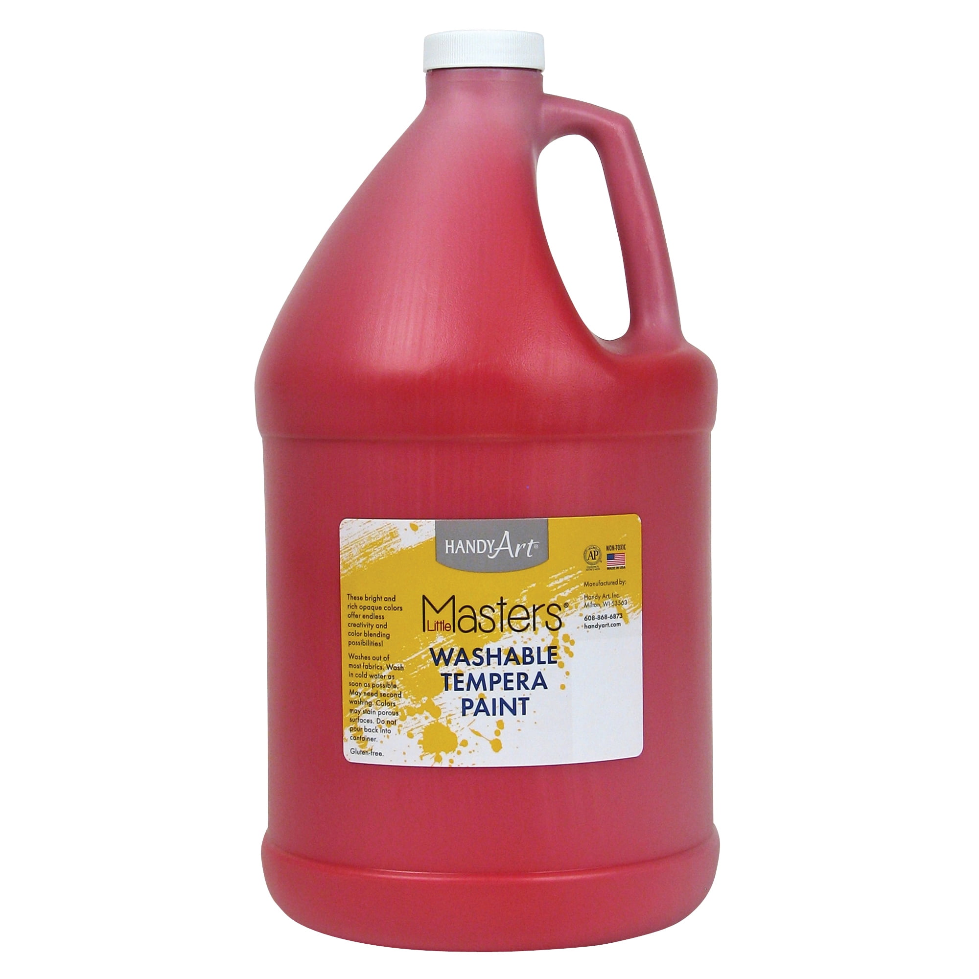 Little Masters? Washable Paint, Red, Gallon