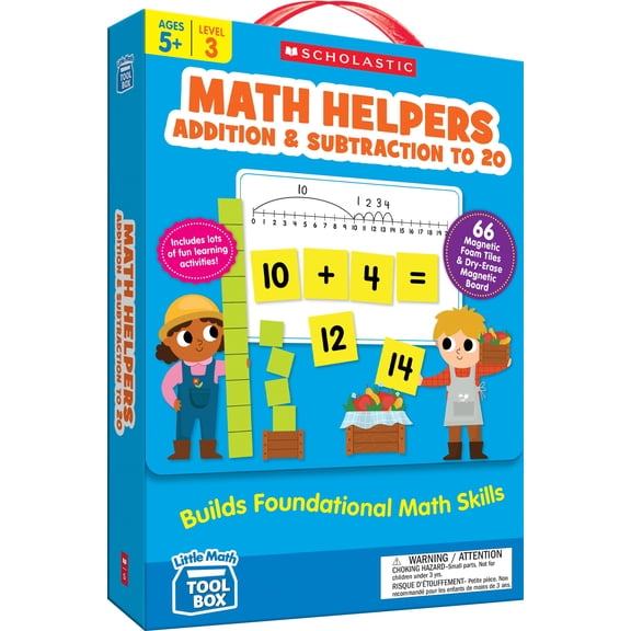 Scholastic Little Math Tool Box: Math Helpers: Addition & Subtraction to 20: Builds (Paperback)