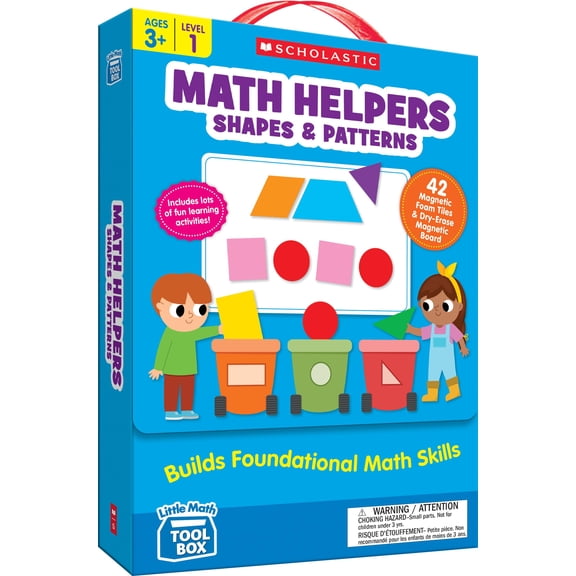 Scholastic Little Math Tool Box: Math Helpers: Shapes & Patterns: Builds Foundation (Paperback)