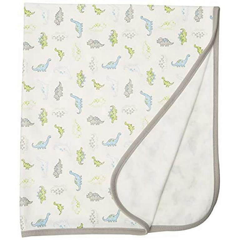 Little Me Baby Boy s Little Dino s Swaddling Receiving Blanket