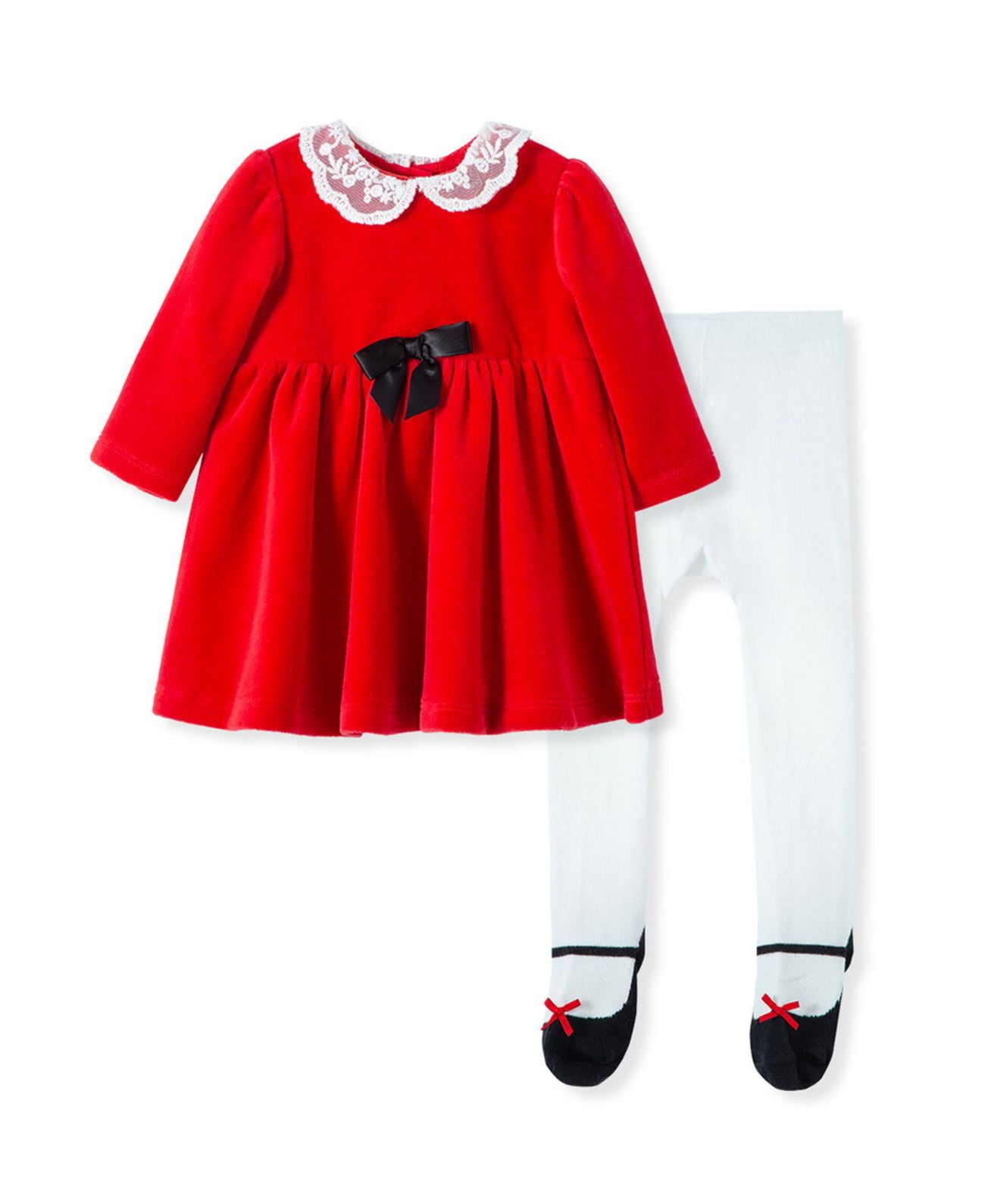 white christmas dresses Mommy and Me Christmas Glitter Tree Dress Ladies Small main image 0