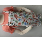 Little Me Toddler Little Girl Flora Jumper Set with Pockets