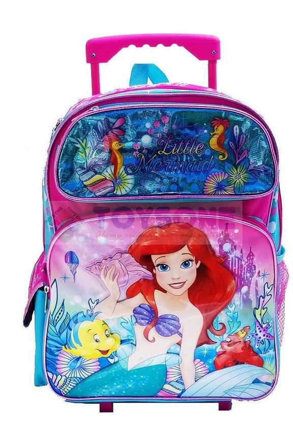 Little Mermaid 16" Roller Backpack